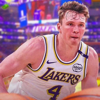 Los Angeles Lakers 2024/25 Dalton Knecht #4 White Jersey