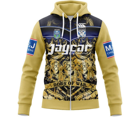 Canterbury Bankstown Bulldogs 2014 Auckland Nines Hoodie with Zipper