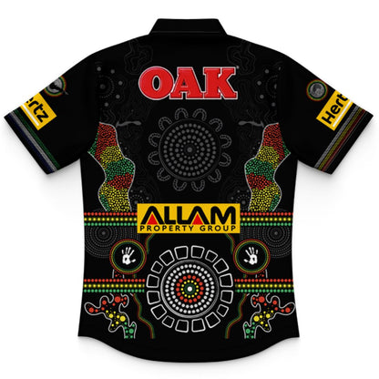 Penrith Panthers 2025 Kids Indigenous Polo Shirt