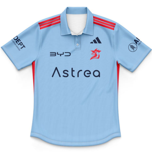Sydney Roosters 2026 Kids Bondi Blue Training Polo Shirt