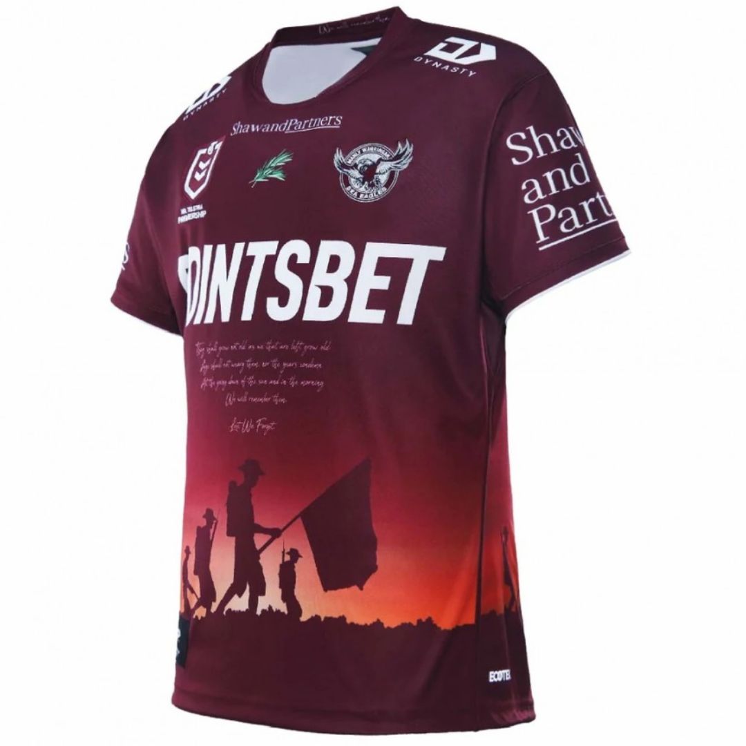2023 Manly Warringah Sea Eagles ANZAC Jersey