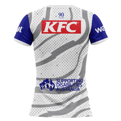 Canterbury Bankstown Bulldogs 2025 Women's White Training Shirt