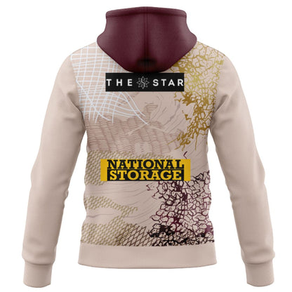 Brisbane Broncos 2025 Indigenous Hoodie with Zipper