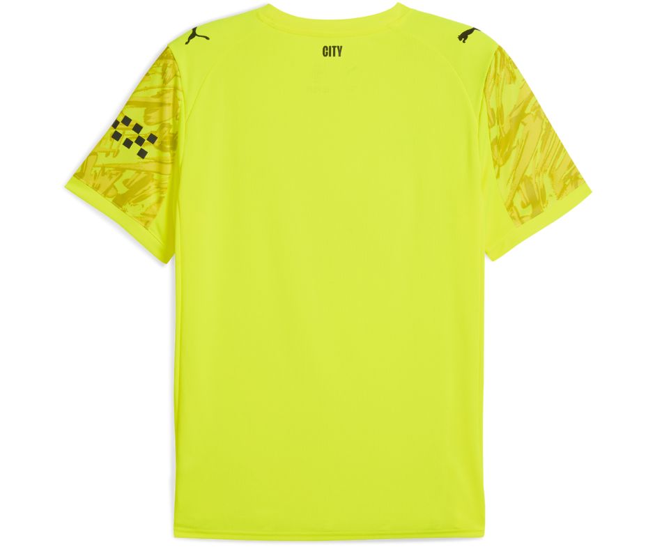 Manchester City 2025/26 Short Sleeve Goalkeeper Jersey Shirt Kit # 3