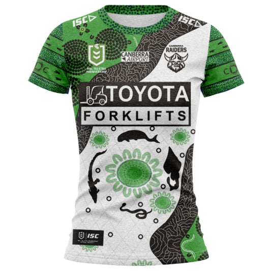 Canberra Raiders 2025 Women's Indigenous Shirt
