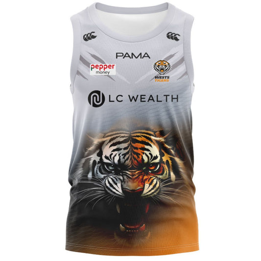 Wests Tigers 2026 Coaches Singlet