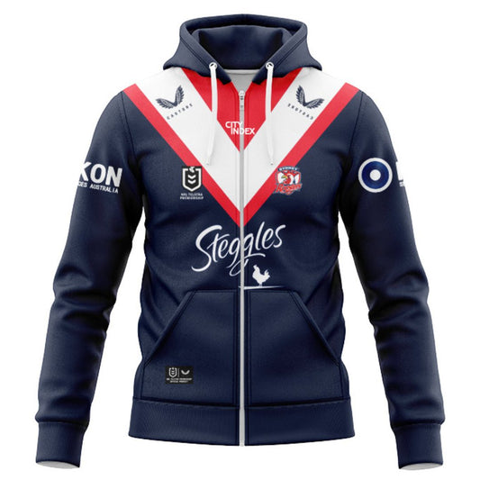 Sydney Roosters 2024 Hoodie with Zipper