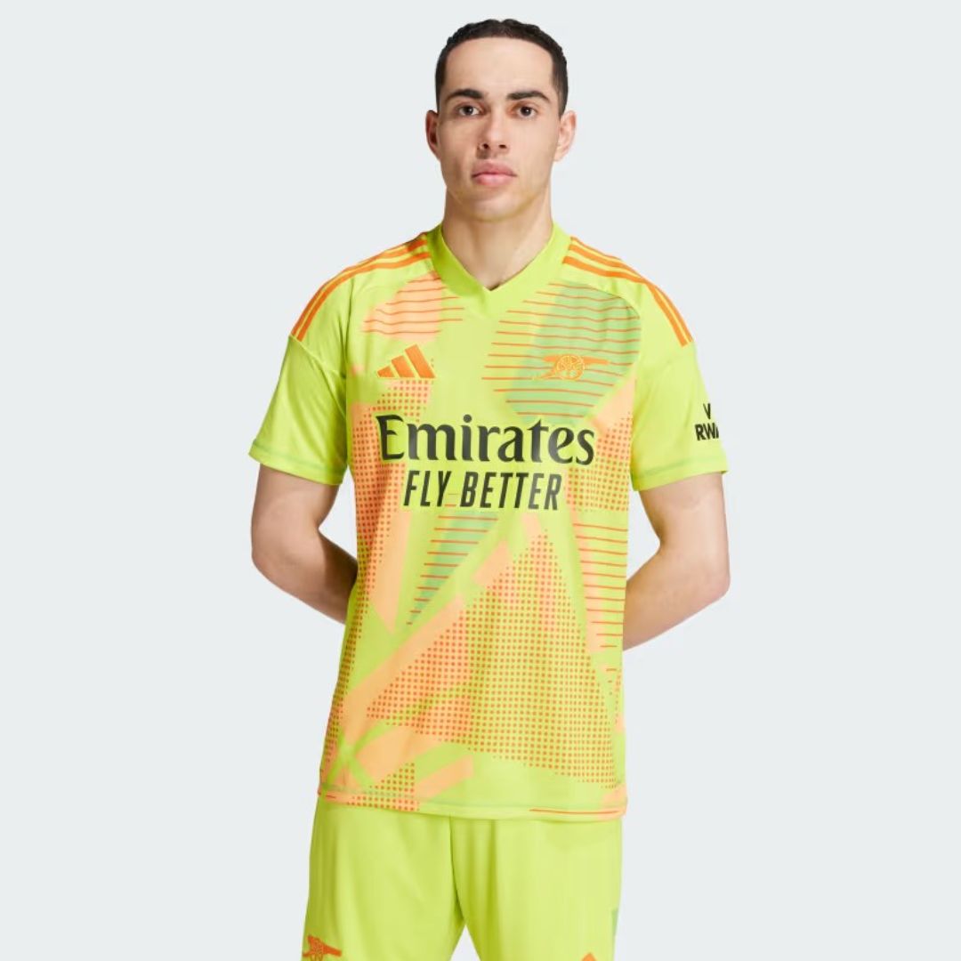 Arsenal Gunners 2024 25 Goalkeeper Jersey Shirt Short Sleeve Sports Jerseys Outlet