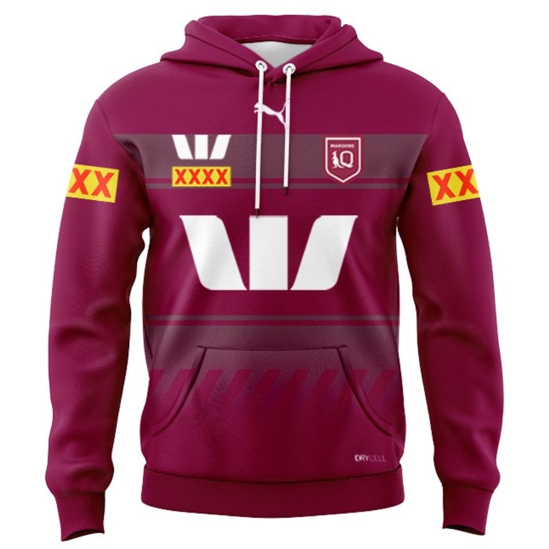 2025 Queensland Maroons Training Hoodie