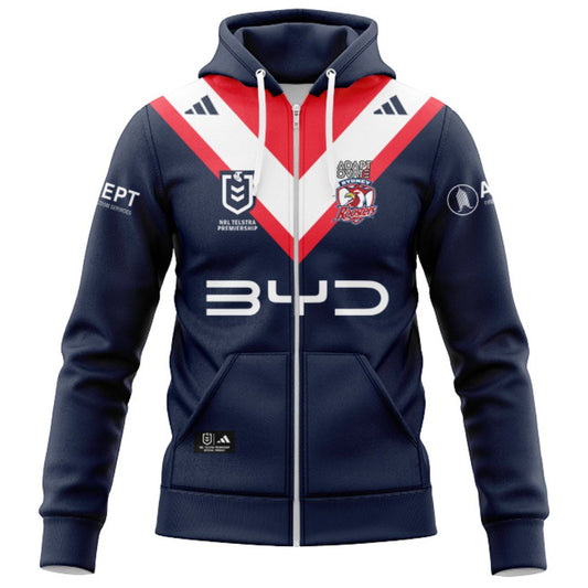 Sydney Roosters 2026 Home Hoodie with Zipper