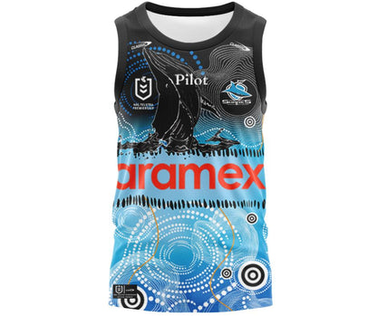 Cronulla Sutherland Sharks 2025 Indigenous Singlet