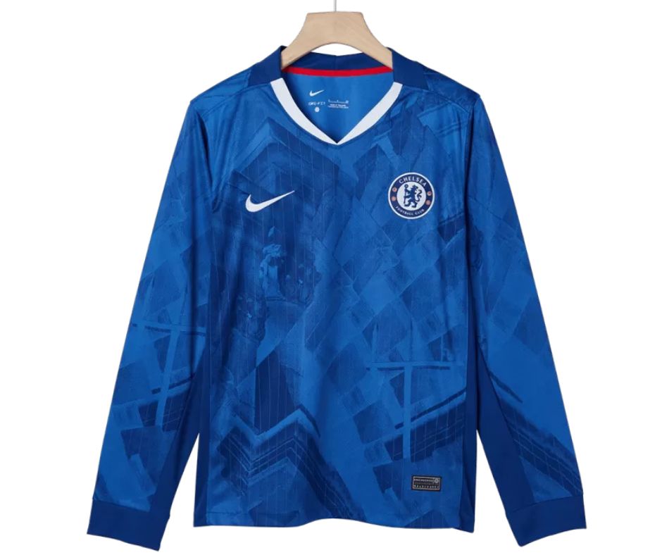 Chelsea 2025/26 Long Sleeve Home Jersey Shirt