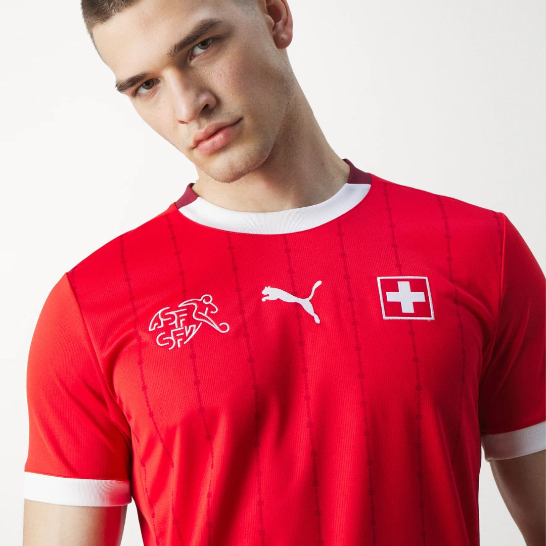 Switzerland Euro 2024 Home Jersey Shirt