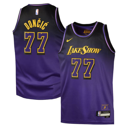 Los Angeles Lakers 2024/25 City Edition Luka Dončić #77 Jersey