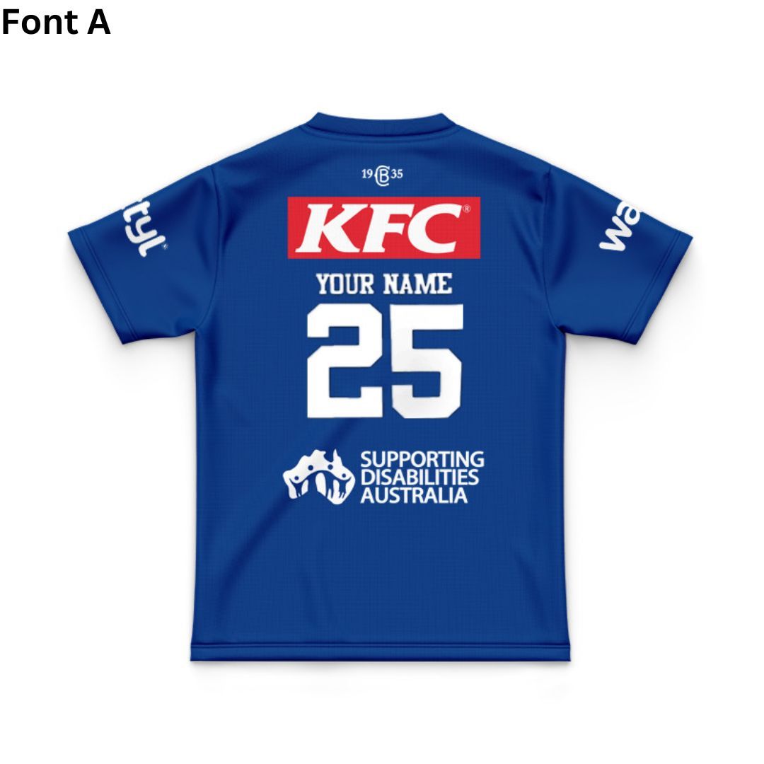 2025 Canterbury Bankstown Bulldogs Kids Away Jersey & Shorts Kit