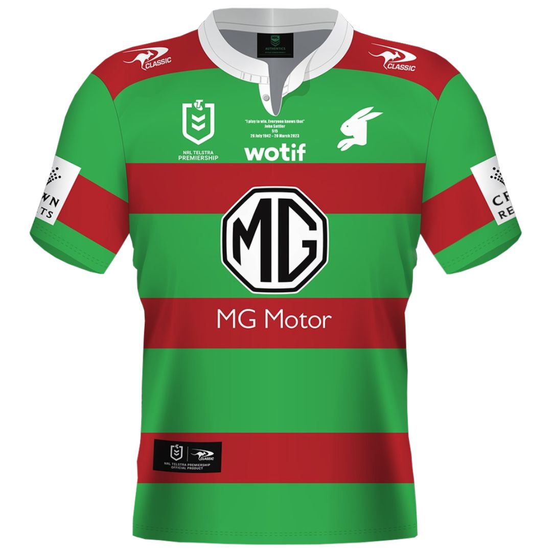 South Sydney Rabbitohs John Sattler Commemorative Jersey