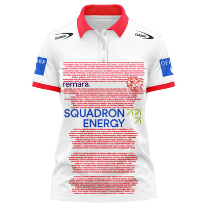St George Illawarra Dragons 2025 Women's Captains Run Polo Shirt