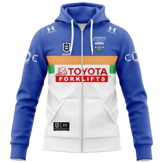 Canberra Raiders 2026 Away Hoodie with Zipper