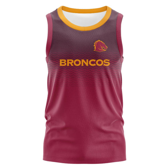 Brisbane Broncos 2025 Training Singlet