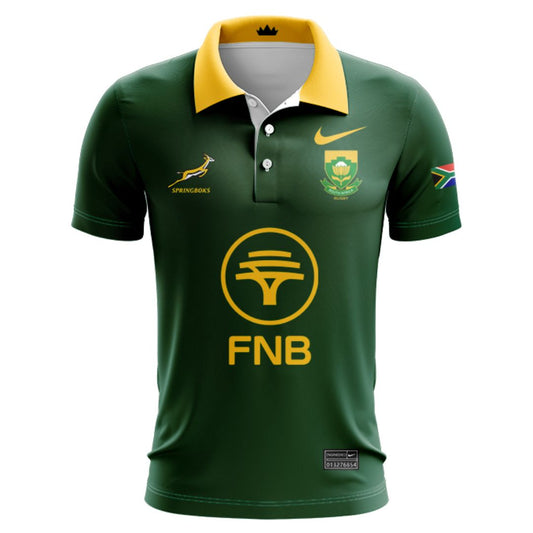 South Africa Springboks 2025/26 Home Polo Shirt