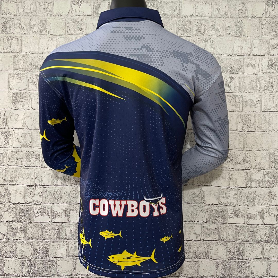 North Queensland Cowboys Long Sleeve Fishing Shirt