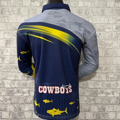 North Queensland Cowboys Long Sleeve Fishing Shirt