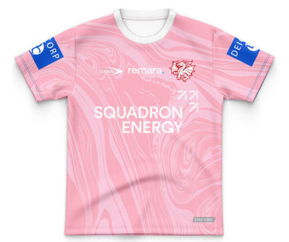 St George Illawarra Dragons 2025 Kids Pink Training Jersey
