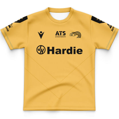 Parramatta Eels 2025 Kids Gold Training Jersey