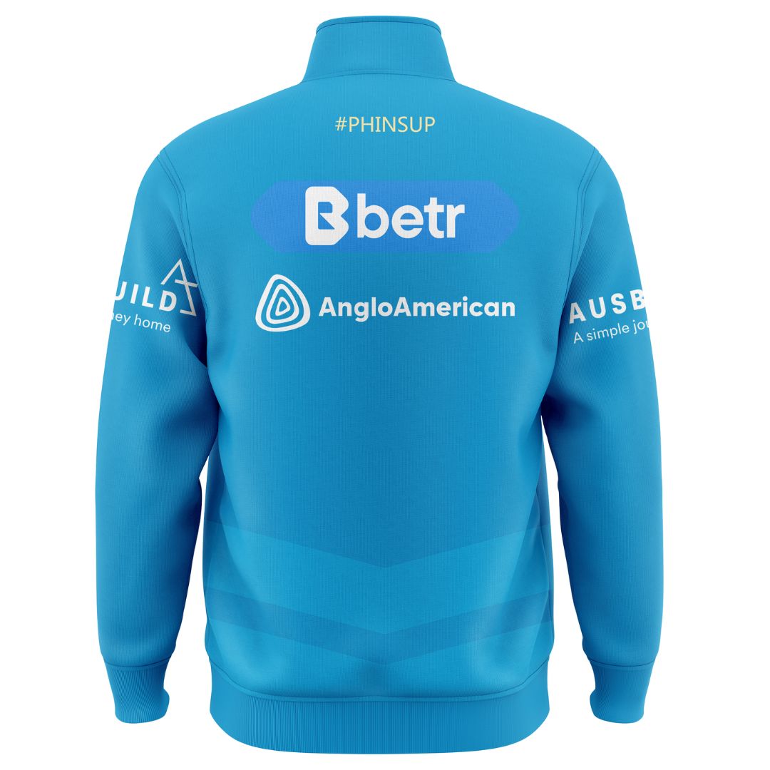 Redcliffe Dolphins 2025 Teal Pro Training Jacket with Zipper