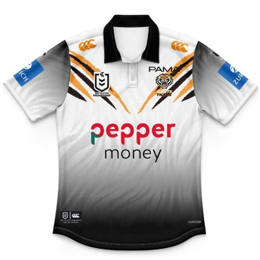 Wests Tigers 2026 Kids Away Polo Shirt