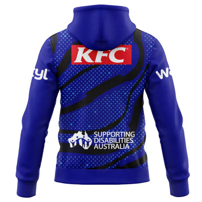 Canterbury Bankstown Bulldogs 2025 Blue Training Hoodie