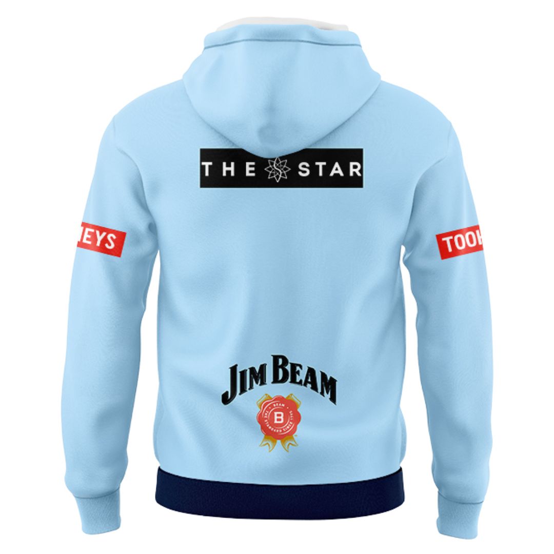 NSW Blues State Of Origin 2025 Light Blue Performance Hoodie