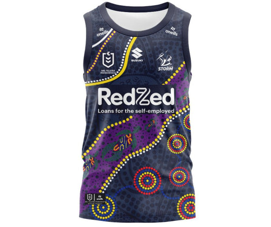 Melbourne Storm 2025 Indigenous Singlet