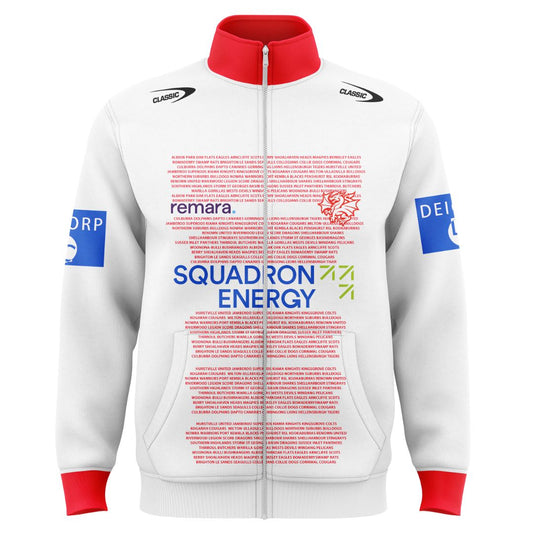 St George Illawarra Dragons 2025 Captains Run Jacket with Zipper