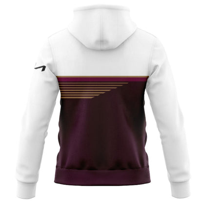 Brisbane Broncos 2025 Premiers Hoodie with Zipper - Maroon