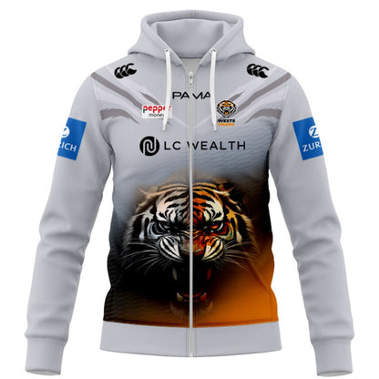 Wests Tigers 2026 Coaches Hoodie with Zipper
