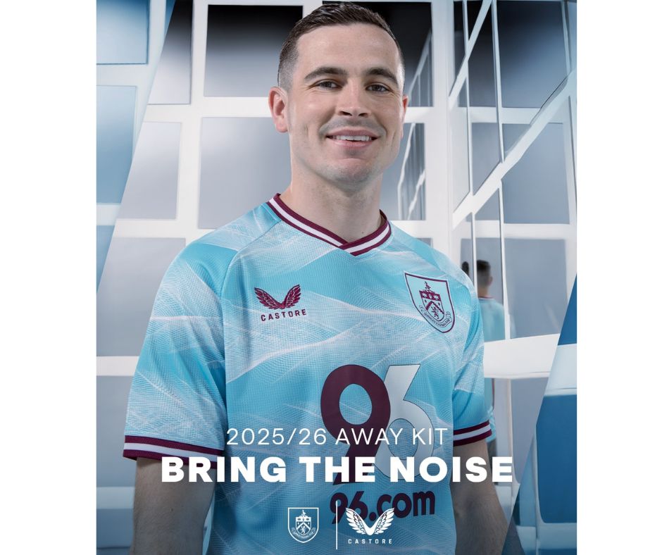 Burnley 2025/26 Away Jersey Shirt