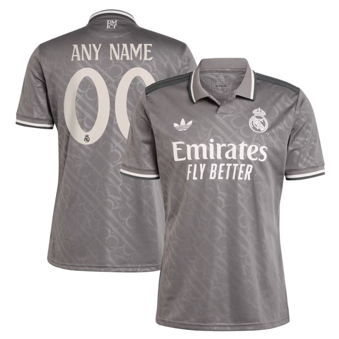 Real Madrid 2024/25 Third Jersey Shirt (Add Your Own Name & Number)