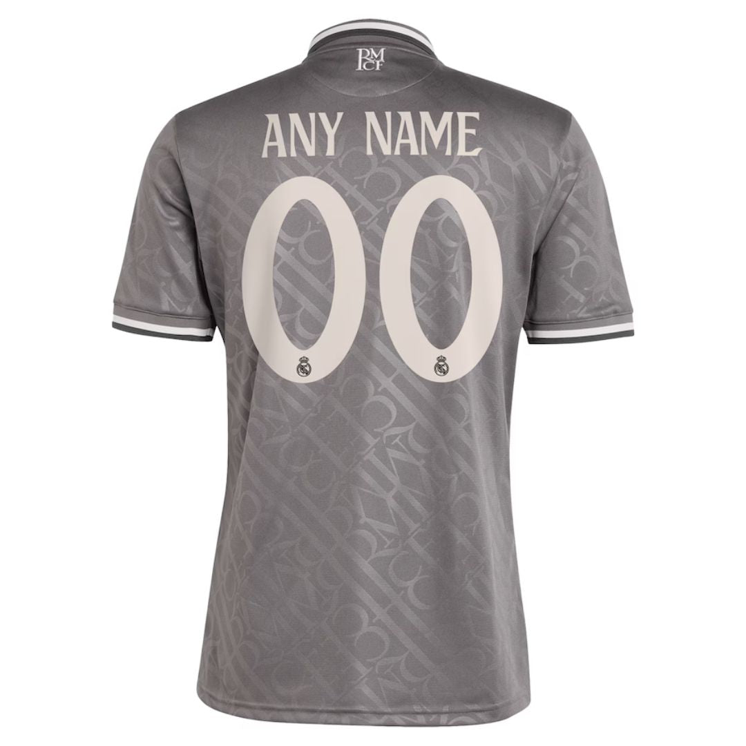 Real Madrid 2024/25 Third Jersey Shirt (Add Your Own Name & Number)