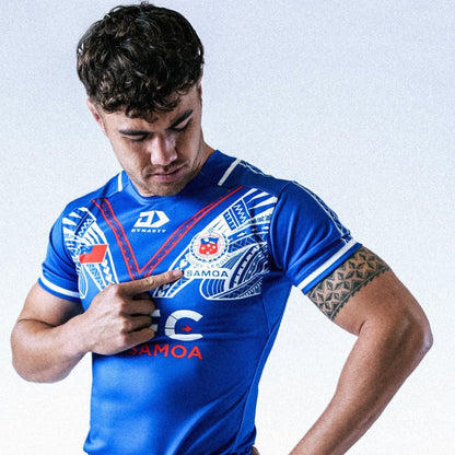 Toa Samoa 2025 Rugby League Home Jersey