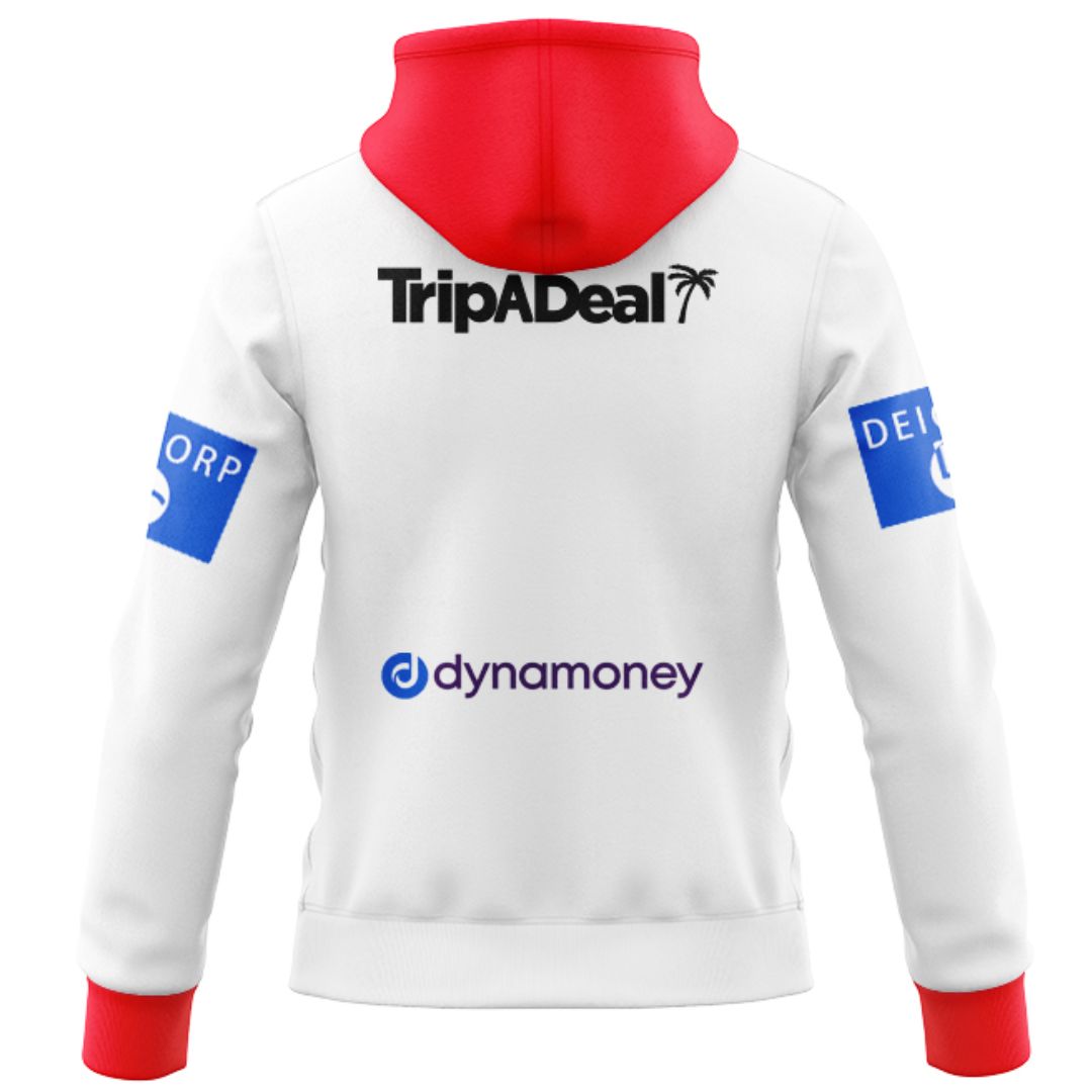 St George Illawarra Dragons 2025 Captains Run Hoodie with Zipper