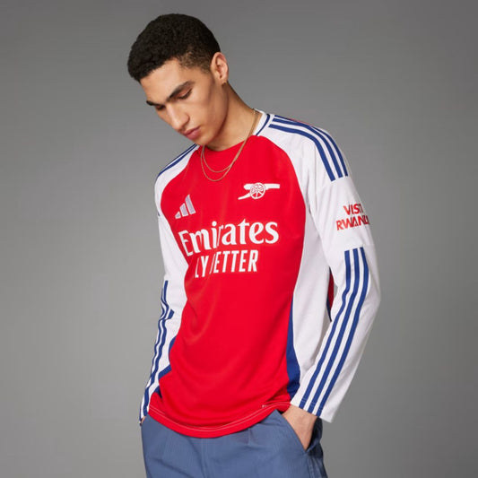 Arsenal Gunners 2024/25 Long Sleeve Home Jersey Shirt