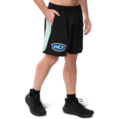 Brisbane Broncos 2025 Long Black Training Gym Shorts