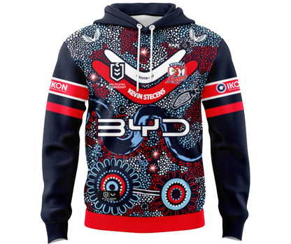 Sydney Roosters 2025 Indigenous Hoodie