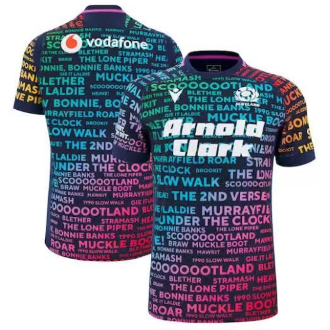 Scotland Rugby 2025/26 Words Training Jersey