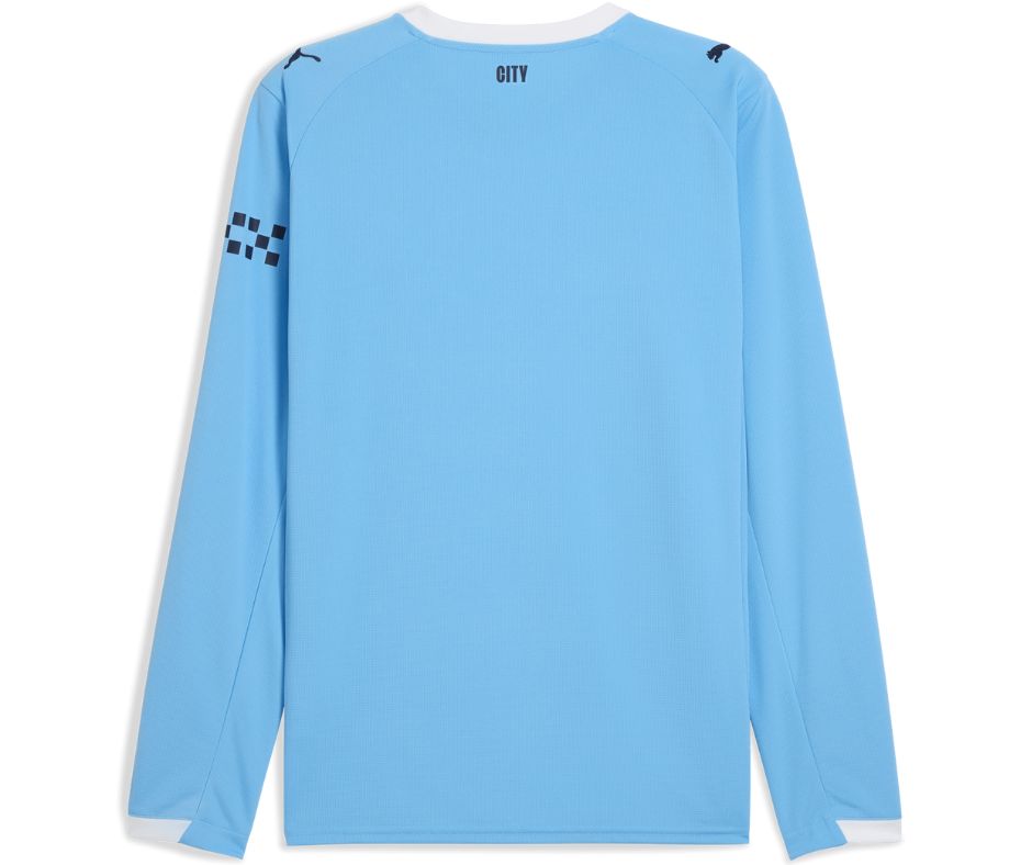 Manchester City 2025/26 Long Sleeve Home Jersey Shirt
