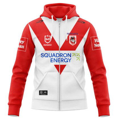 St George Illawarra Dragons Alternate Hoodie with Zipper