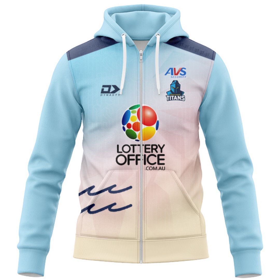 Gold Coast Titans 2026 Sunset Training Hoodie with Zipper