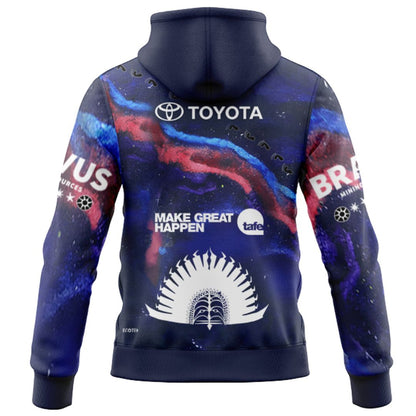 North Queensland Cowboys 2025 Indigenous Hoodie with Zipper