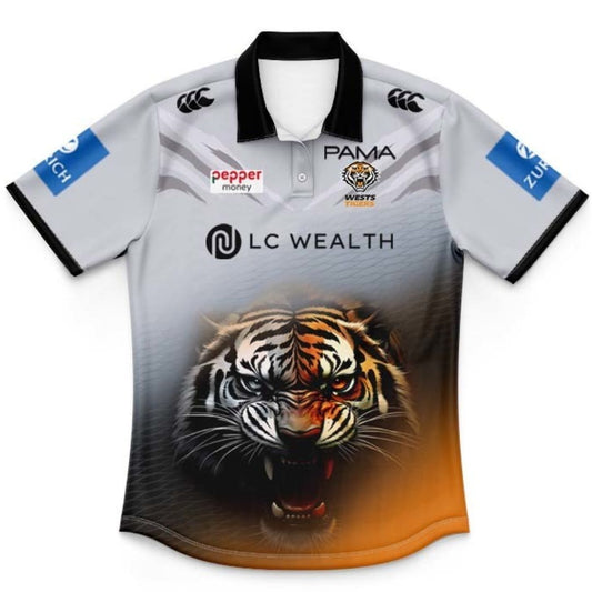 Wests Tigers 2026 Kids Coaches Polo Shirt